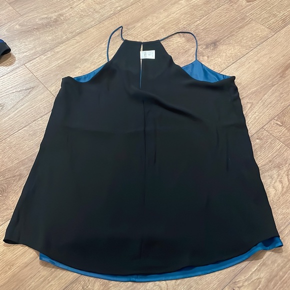 Reversible express black/teal blouse - Picture 2 of 5